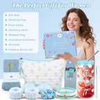 Exquisite Birthday Gifts for Girls Teens - Best Birthday Presents for Her - Unique Gift Baskets for Women - Easter Gifts for Best Friends Girlfriend Daughter Mom Sister Coworker - Blue