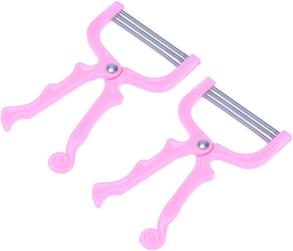 ARTIBETTER Manual Facial Hair Removers Threading Epilator for Women Portable Hair Plucker for Face Removal Smooth Skin Beauty Tool 5.90X3.54X0.39In