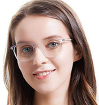 Blue Light Blocking Glasses Computer Screen Reading Glasses Unisex Lightweight TR90 Eyewear Frame Clear Lens Anti Eyestrain and UV