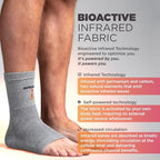 Incrediwear Ankle Sleeve – Ankle Brace for Joint Pain Relief, Sprained Ankle Support, Arthritis, Inflammation Relief, and Circulation, Ankle Support for Women and Men (Grey, X-Large)
