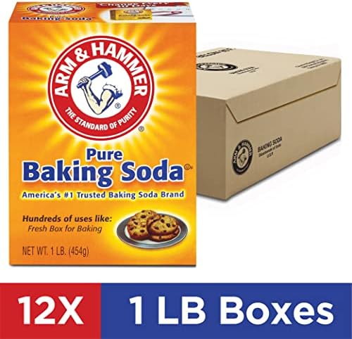 Arm & Hammer Baking Soda, 1 Pound (Pack of 12)
