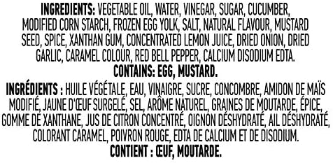 Hellmann's Classic Burger Sauce, Gluten Free and Certified Kosher, 325ml/11 fl.oz. Bottle
