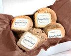 Congrats Gift Basket Congratulations Cookie Chocolate Chip Cookies Fudge Filled For Men Women Kids | INDIVIDUALLY WRAPPED | Graduation New Job Promotion Engagement Retirement New Home | Large Cookies