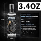 TBTFW 3.4oz Latexs Shiner Spray Latex Clothing Polish, High Gloss Shine Spray for Rubber Latex PVC Outfits, Long Lasting Shine and Non-Greasy