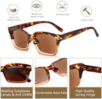 3 Pack Reader Sunglasses Square Reading Sunglasses Women Spring Hinge Stylis Ladies Full Lens UV400 Outdoor