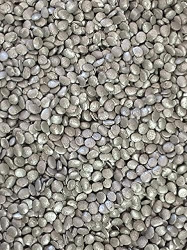 Silver Sequin Confetti Sprinkles for Cakes and Cupcakes 4 oz