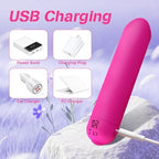 Handheld Electric Bullet 10 Modes Silent Adult Tools for Women Silver Bullet Vidrater for Women Mini Personal Vibrateirr Female Bullet Viboators Toys Silent Wand Viboator ccy7-8