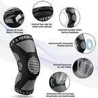 NEENCA Knee Brace for Knee Pain Relief, Compression Knee Support with Side Stabilizers & Patella Pad. Medical Knee Sleeve for Meniscus Tear, ACL,Arthritis,Joint Pain,Injury Recovery,Circulation,Sports