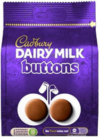 Cadbury Dairy Milk Giant Chocolate Buttons Bag, 85g , Perfect for sharing with friends and family, Pack of 10
