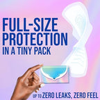 Always Pocket Feminine Pads with FlexFoam, Size 2, Heavy Flow, with Wings, Unscented, 60 Count (3 Packs of 20)