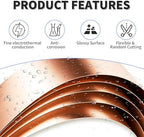 3.5M/11.5FT Copper Sheet Roll 3500x100x0.01mm(LxWxT) Metal Foil Roll Strip 99.9% Pure Copper Flashing Cu Metal Sheet for DIY Projects, Electrical & Craft Making