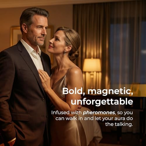Concentrated Cologne For Men - Long-Lasting Mens Cologne - Pheromones-Infused Oil-Based Perfume For Him - Intense Formula - Travel Size, Rollerball Fragrance - 0.34 oz (10 mL)