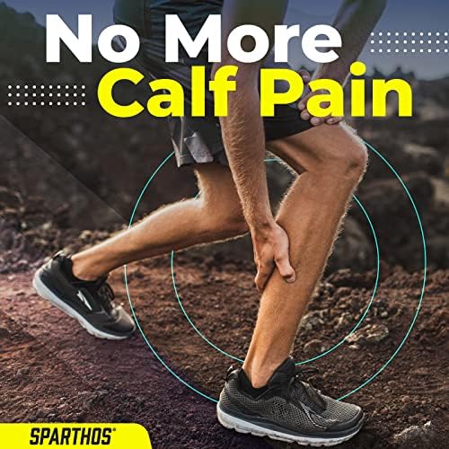 Sparthos Calf Compression Sleeves (Pair) – Leg Compression Socks for Men and Women – Shin Splint, Calves Pain Relief, Blood Circulation, Sports, Support Running Walking Cycling Yoga (Pink-L)