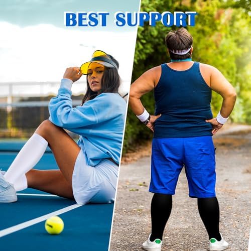 Aoliks Compression Socks for Women & Men 4 Pairs, Best Support for Nurses Running Travel