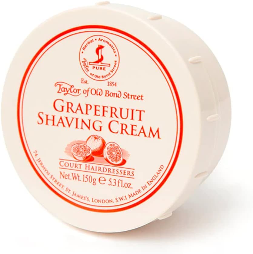 Taylor of Old Bond Street Shaving Cream Bowl, Grapefruit, 5.3 Oz, (01017)