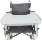 Lap Trays, Wheelchair Tray,Wheelchair Lap Tray with Cup Holder - Medical Universal Wheelchair Table for Writing,Reading & Eating(Fit 16-20 Inch Wheelchairs)