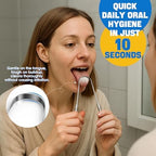 Stainless Tongue Scraper Set for Adults： Easy To Use For Oral Care and Hygiene – Pack Of 2 Stainless Steel Tongue Cleaners, 2 Travel Cases, 4 Floss Picks – Cleaning for Tongue Care & Fresh Breath