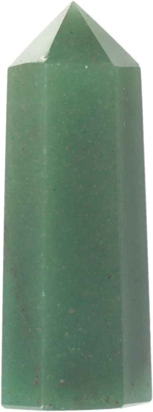 Gemstone Crystal Hexagonal Pointed Reiki Chakra Faceted Prism Wand Stone Home Decor