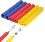 6PCS Foam Grip Tubing 6pcs Adaptive Utensils Grip Tubing, Extended Thickened Built Up Grip Aid for Utensils, Tools and Pens for Elderly, Disabled, Arthritic, Handicapped