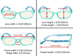 Eyekepper Multipack tinted Blue Light Blocking Reading Glasses for Women Men Readers Computer Eyeglasses