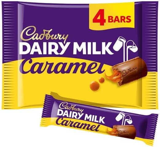Original Cadbury Dairy Milk Caramel Chocolate Bar Pack Imported From The UK England
