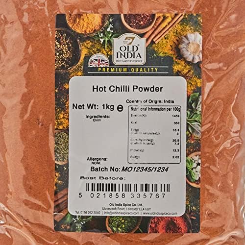 Old India Hot Chilli Powder 1 Kg