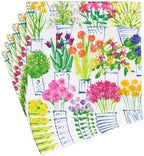Caspari Flower Market Luncheon Napkins - 20 Per Package