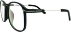Computer Reading Glasses +3.75 Matt Black Oversize Readers Anti Blue Ray Mens Womens Eyewear