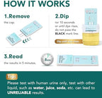 Easy@Home Multi-Drug Screen Test, 15 Pack Marijuana Nicotine Urine Drug Test Kits, Testing for THC and Nicotine Metabolites Cotinine(COT) in Urine, Accurate Home Drug Testing Kits, EDOAP-124
