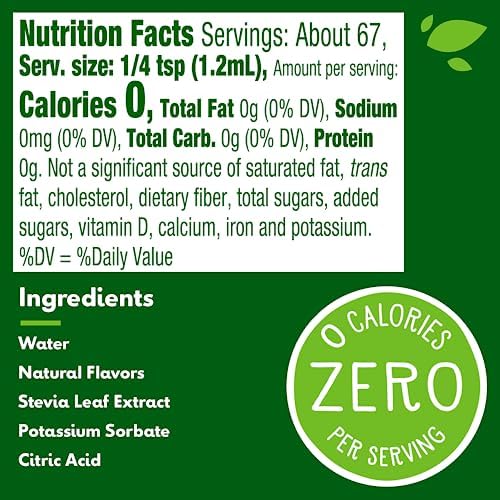 Truvia Zero-Calorie Liquid Sweetener from the Stevia Leaf, 2.7 Fl Oz bottle, Caramel flavor (Pack of 1)