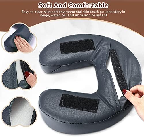 Noverlife Massage Face Cradle Cushion, Professional U Shaped Headrest Face Down Prone Position Cushion Pillow for Massage Tables, Standard Massage Face Neck Head Rest Pad for Beauty Spa Sleeping Nap