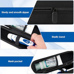 Linkidea Large Electric Toothbrush and Toothpaste Travel Case, Hard Shell Dual Powered Brushes Bag with Toothpaste Storage, Compatible with Oral-B, Spinbrush Pro, Philips Sonicare
