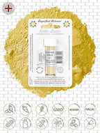 Sugarflair Edible Lustre Powder Dust Shimmer for Cake Decorating - Festive Gold