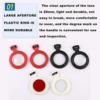 NICHOY 266 Pcs Optical Trial Lens Set,Plastic Rim,Aluminium Case + Free Trial Frame,Glasses Optometry Equipment Instrument with Combination Lock(Color:Sliver,Size:266pcs)