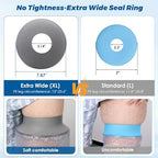 Zoyehoo Waterproof Full Leg Cast Cover for Showering Adult, Extra Long Cast Covers for Shower Leg, Reusable Watertight Shower Protector for Thigh Knee Foot Ankle Surgery Wounds Cast Boot & Brace, XL
