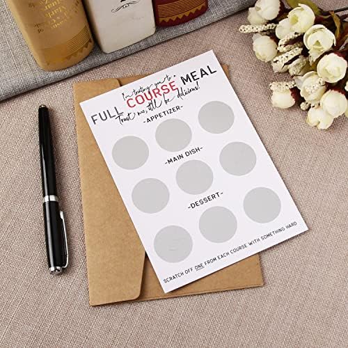 Naughty Scratch Off, Full Course Meal,Funny Scratch Off Birthday Card for Him,Rude Gift for Him, Surprise your boyfriend, husband, or other half with this sexy, funny scratch card.