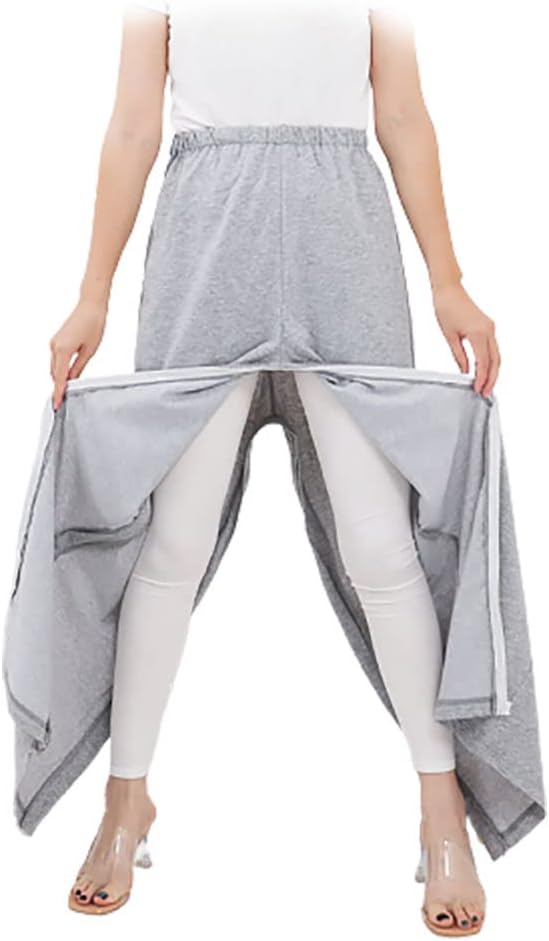 Adult Incontinence Nursing Clothes, Paralysis Clothing Easy Wear Off Trousers Used for Patient Postoperative Paralysis Long Time Elderly Unisex(Color:XXL)