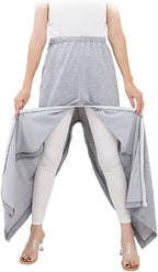 Adult Incontinence Nursing Clothes, Paralysis Clothing Easy Wear Off Trousers Used for Patient Postoperative Paralysis Long Time Elderly Unisex(Color:XL)