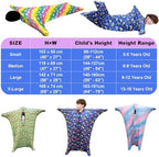 ThreeH Body Sock for Children Stretchable Sensory Sox 9-12 Years Breathable Cozy Sensory Sack for Boys, Girls, Large 56" x 28"