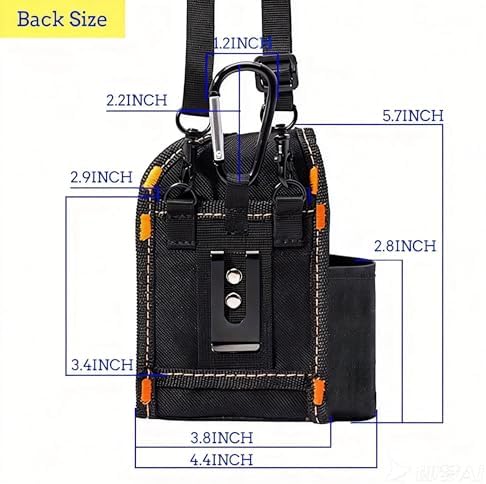 Vape Mod Carrying Bag with Straps, Vapor Case For Box Mod, Tank, E-juice, Battery - Best Vape Portable Travel to Keep Your Vape Accessories Organized [CASE ONLY]