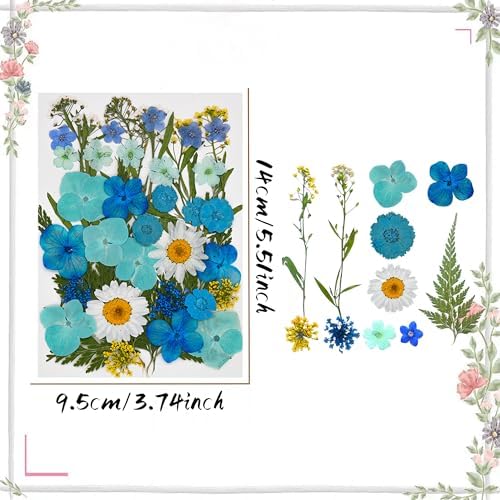LaVenty Blue Wildflower Cake Toppers Wildflower Decor Baby In Bloom for Baby Shower Birthday Bridal Shower Wedding Party Decoration