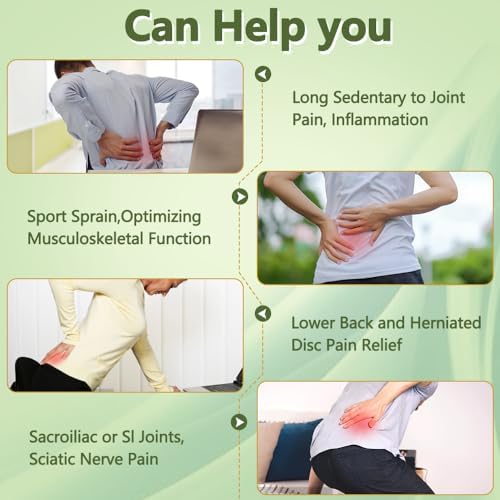 Zelen Sacroiliac Si Joint Belt for Women Men, Sacroiliac Belt Pelvic Brace, Hip Trochanteric Band for Hip Pain, Lower Back Support Brace, Pelvic Tilt Corrector, Sciatia, Si Joint Pain Relief