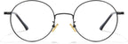 Cyxus Blue Light Glasses for Men and Women, Round Metal Frame Computer Eyeglasses for Office, Gaming, Reading 8090