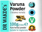 DR WAKDE's Varuna Powder (Crataeva nurvula) - 100g (3.5oz) | Pure, Raw & Dried Powder | Ayurvedic Herb | Vegan |
