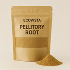 Pellitory Root Powder (Akarkara) 4oz | Anacyclus Pyrethrum | Ayurvedic Herbal Supplement | 100% Pure, Non-GMO, Gluten-Free, Vegan | Finely Sifted & Steam Treated