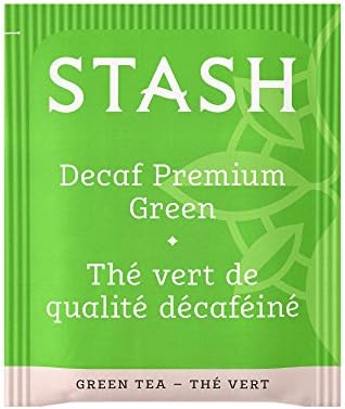 Stash Tea Decaf Premium Green Tea - Decaf, Non-GMO Project Verified Premium Tea with No Artificial Ingredients, 18 Count (Pack of 6) - 108 Bags Total