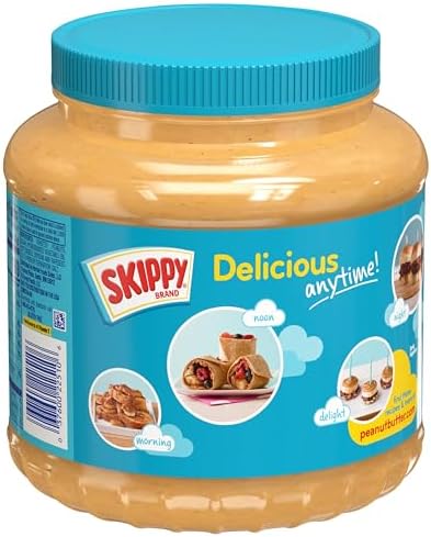 SKIPPY Peanut Butter, Creamy, 7 g protein per serving, 80 oz.