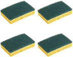 Spontex Set of 4 Grease Stopper Sponges - Ideal for Washing Up/Stays Clean Longer - 4 Units
