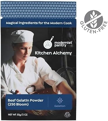 Pure Beef Gelatin Powder (250 Bloom) ⊘ Non-GMO Gluten-Free - 50g/2oz
