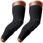 Knee Pads Wrestling Knee Sleeve Compression Leg Sleeves for Volleyball Basketball, Knee Compression Sleeve for Youth and Adult(Black_L_2 Pcs)